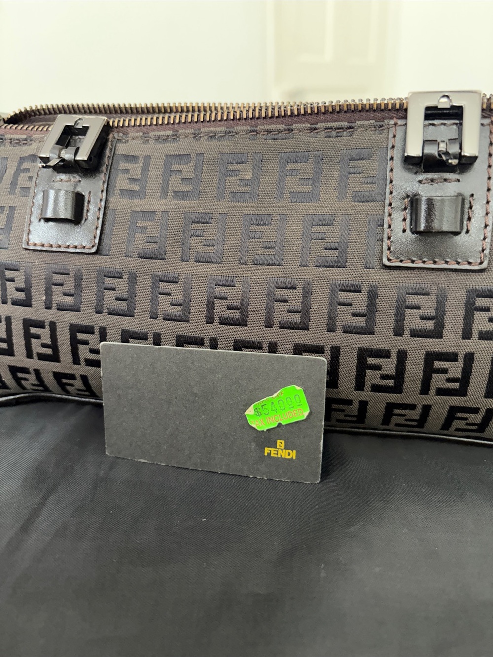 Fendi Vintage Zucca FF Baguette Pouch – Authentic w/ Dust Bag & Card (AS-IS) - Picture 13 of 16